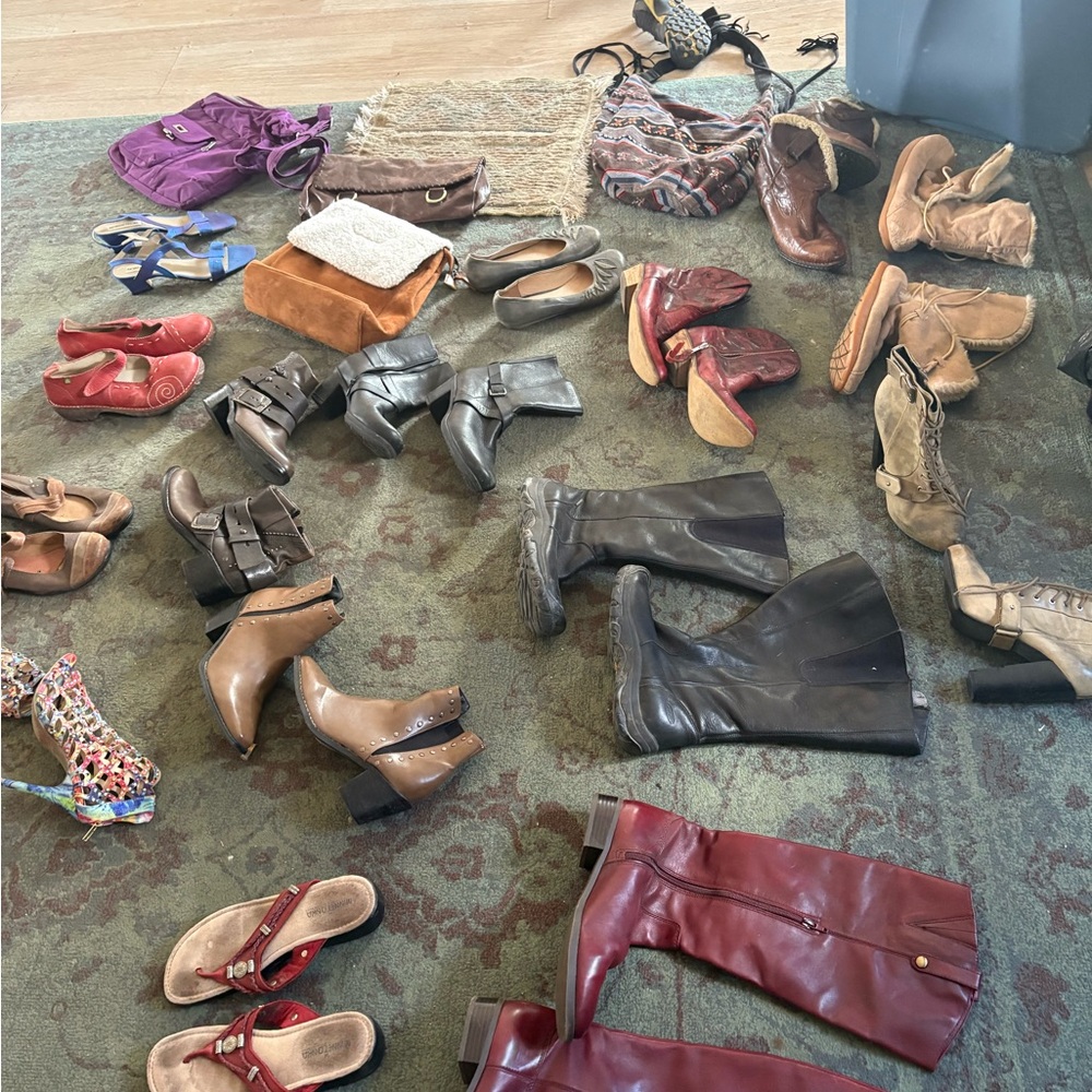 Abercrombie & Fitch Black Heeled Boots